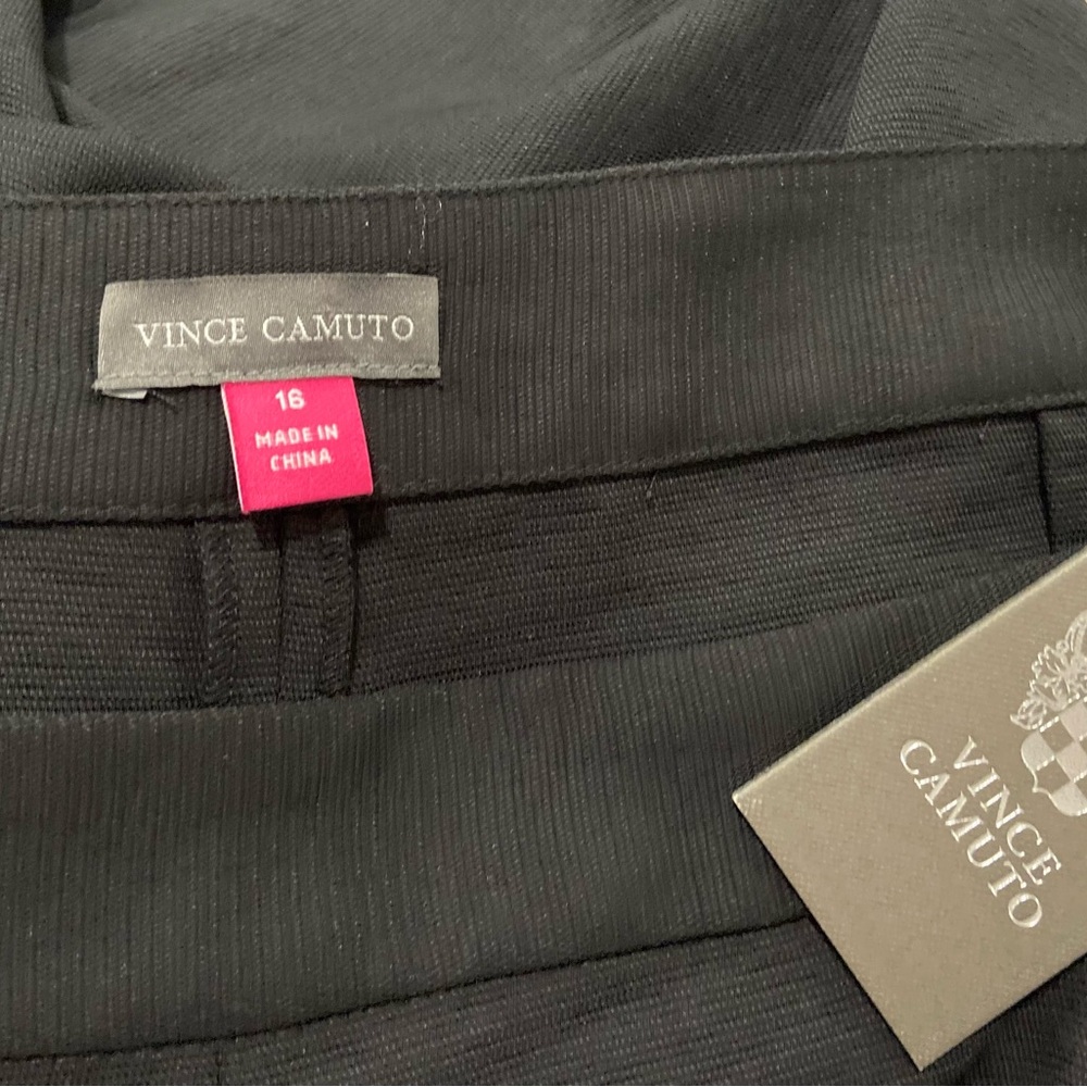 NWT Vince Camuto Black Trousers Size 16